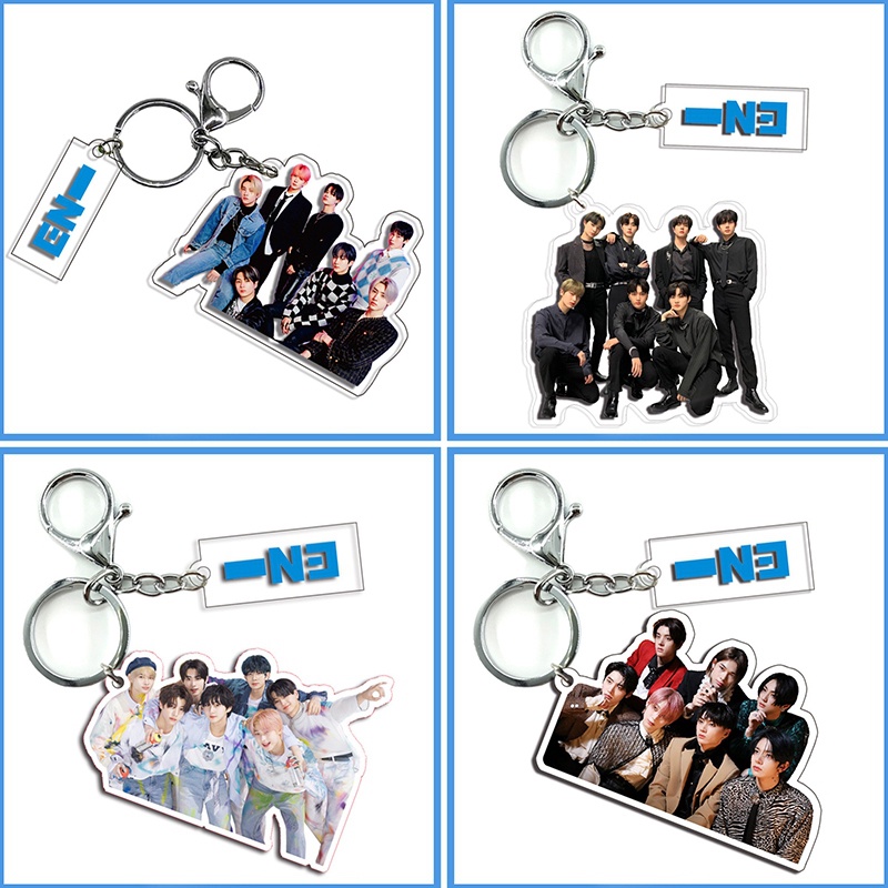 Kpop enhypen Móc Khóa acrylic Cuộc Sống Mới Thật