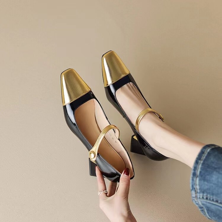 Giày Cao Gót Mũi Nhọn Màu Sắc Thời Trang Dành Cho Nữ