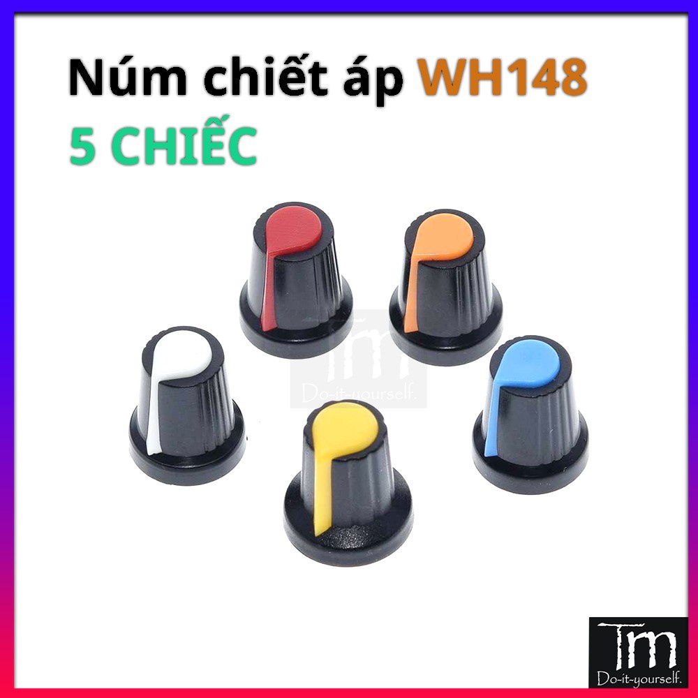 5 Chiếc Núm Chiết Áp Nhựa WH148