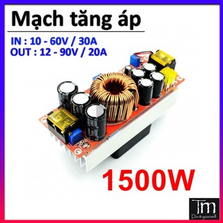 Mạch Tăng Áp Boost 1500W 12-90V DC-DC