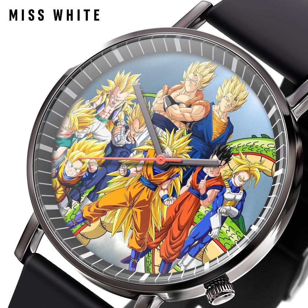 Đồng Hồ Thạch Anh Siêu Nhẹ Hình son goku anime dragon ball Thời Trang Hàn Quốc Cho Nam Nữ