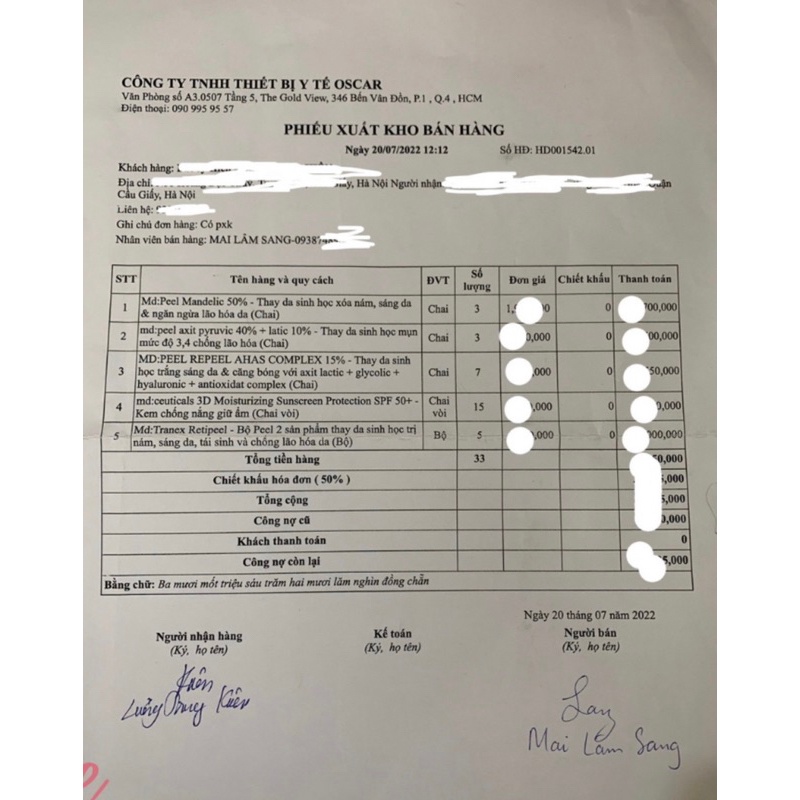 Thay da sinh học trắng da và căng bóng Md:ceuticals Md - AHAS Complex 15%