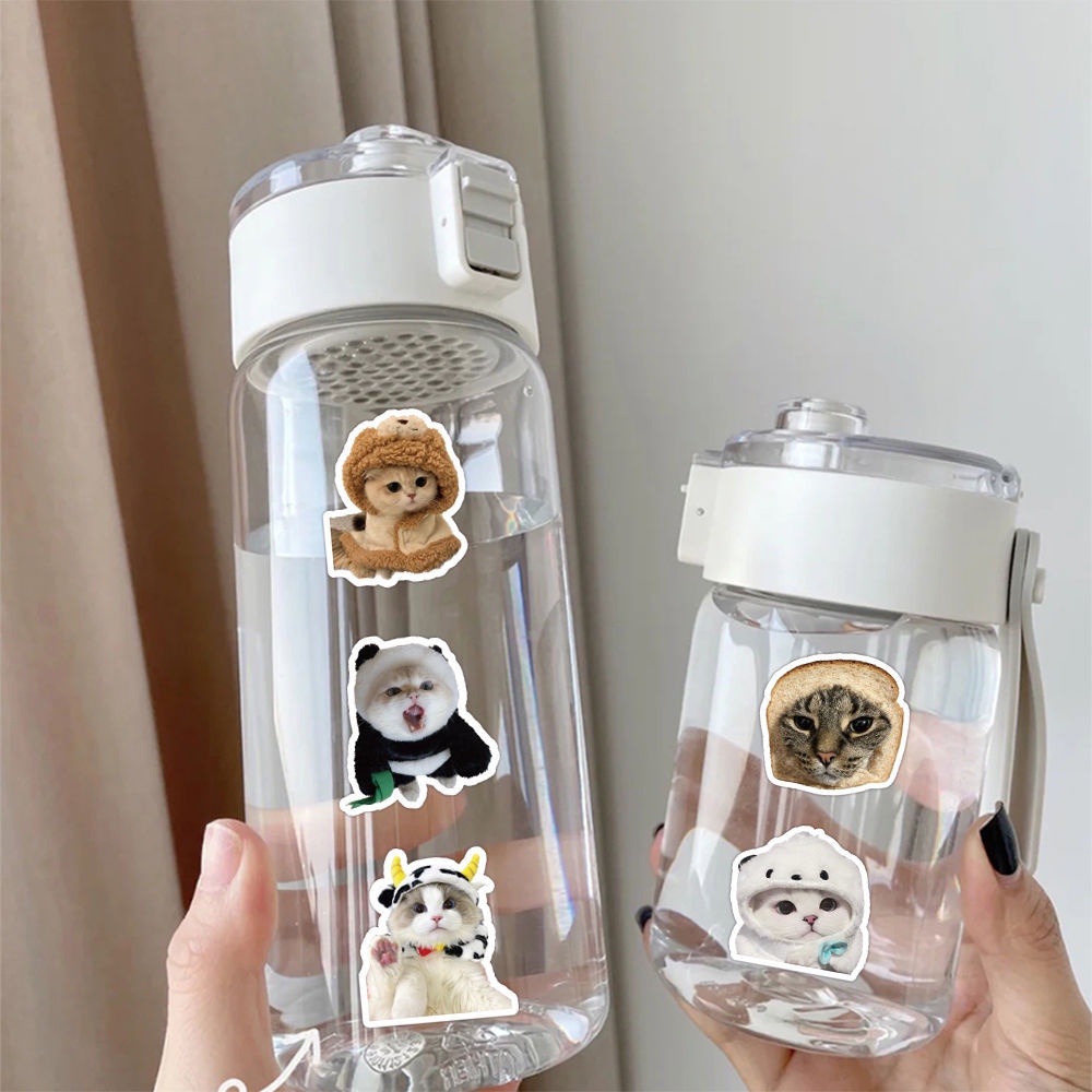 Bộ 63 Miếng Dán Chống Thấm Nước Hình Động Vật Dễ Thương Trang Trí Điện Thoại / Máy Tính Bảng