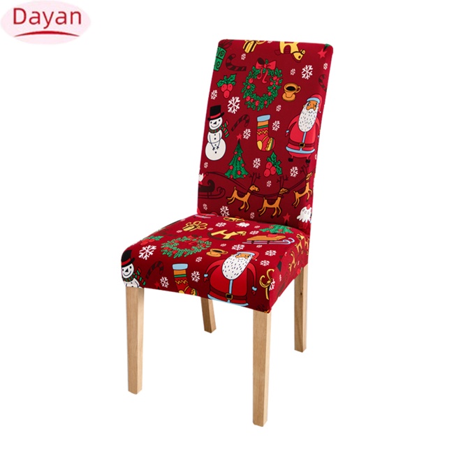 Vỏ Bọc Ghế Phong Cách Giáng Sinh Trang Trí Nội Thất