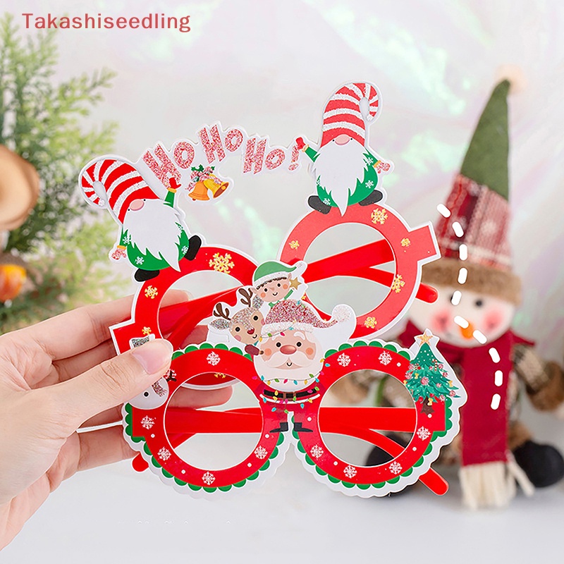Gọng Kính Hình Ông Già Noel / Người Tuyết Trang Trí Giáng Sinh / Năm Mới Cho Người Lớn Và Trẻ Em