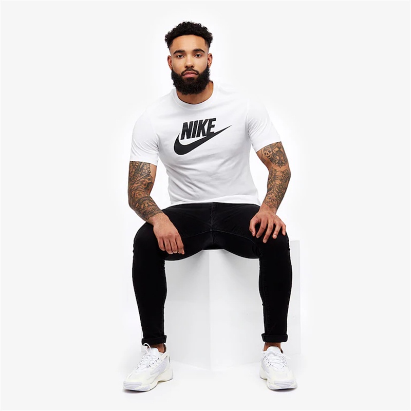 Nike Áo Thun Thể Thao 100% cotton Siêu Nhẹ Nhanh Khô Ngắn Tay Thời Trang Dành Cho Nam ar5005