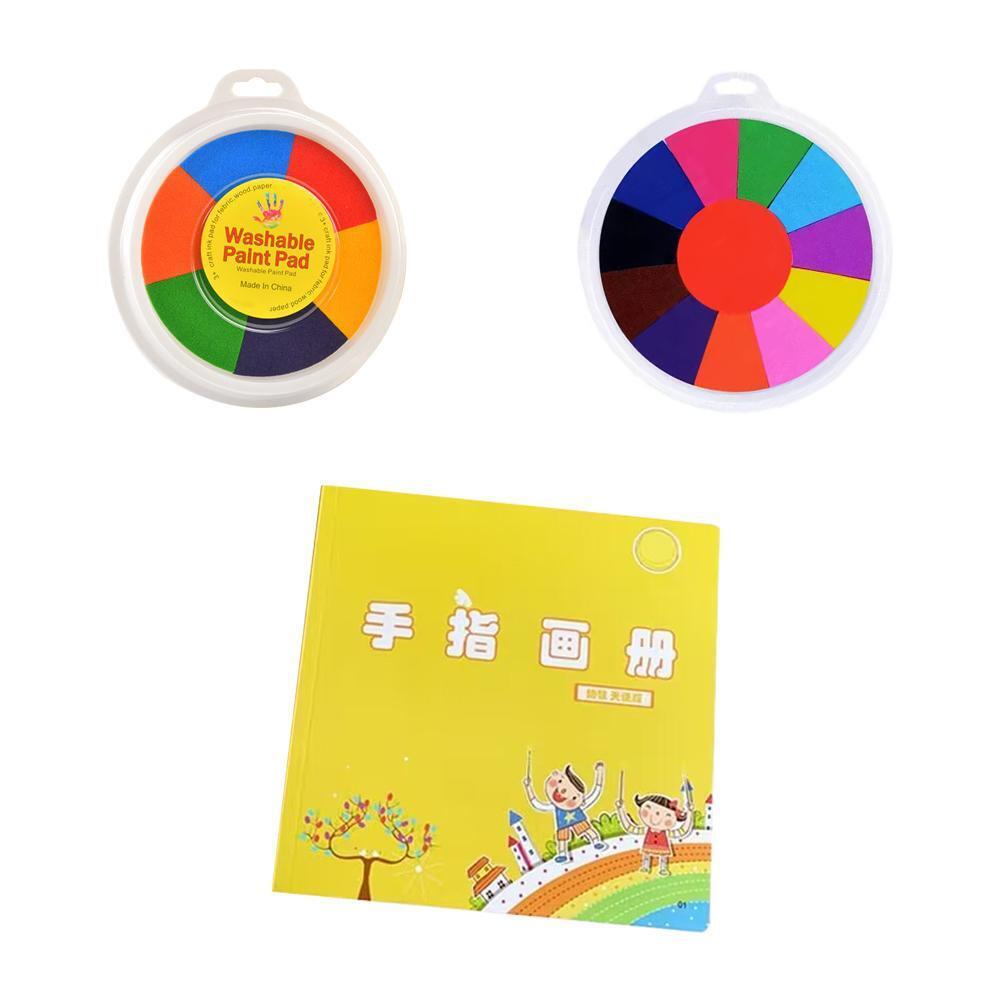 Màu Sắc Bộ Mực In Dấu Vân Tay diy Cho Bé y5s3