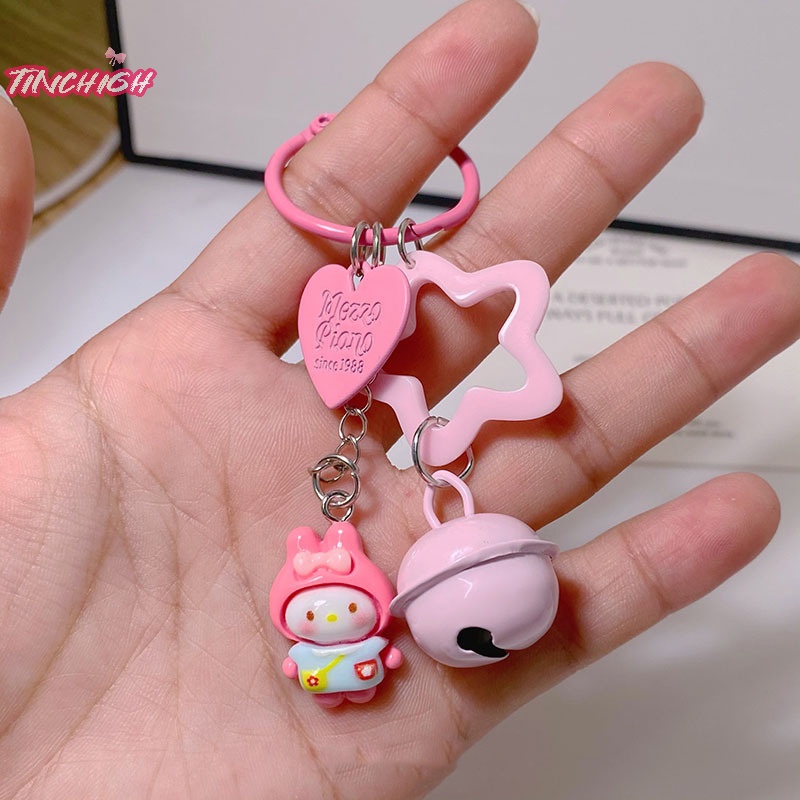Móc Khóa resin resin Hình sanrio melody hello kitty cinnamoroll pochacco purin Quà Tặng Sinh Nhật