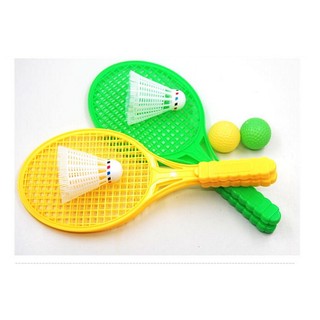 1 cặp vợt cầu lông / tennis đồ chơi giáo dục cho bé mới