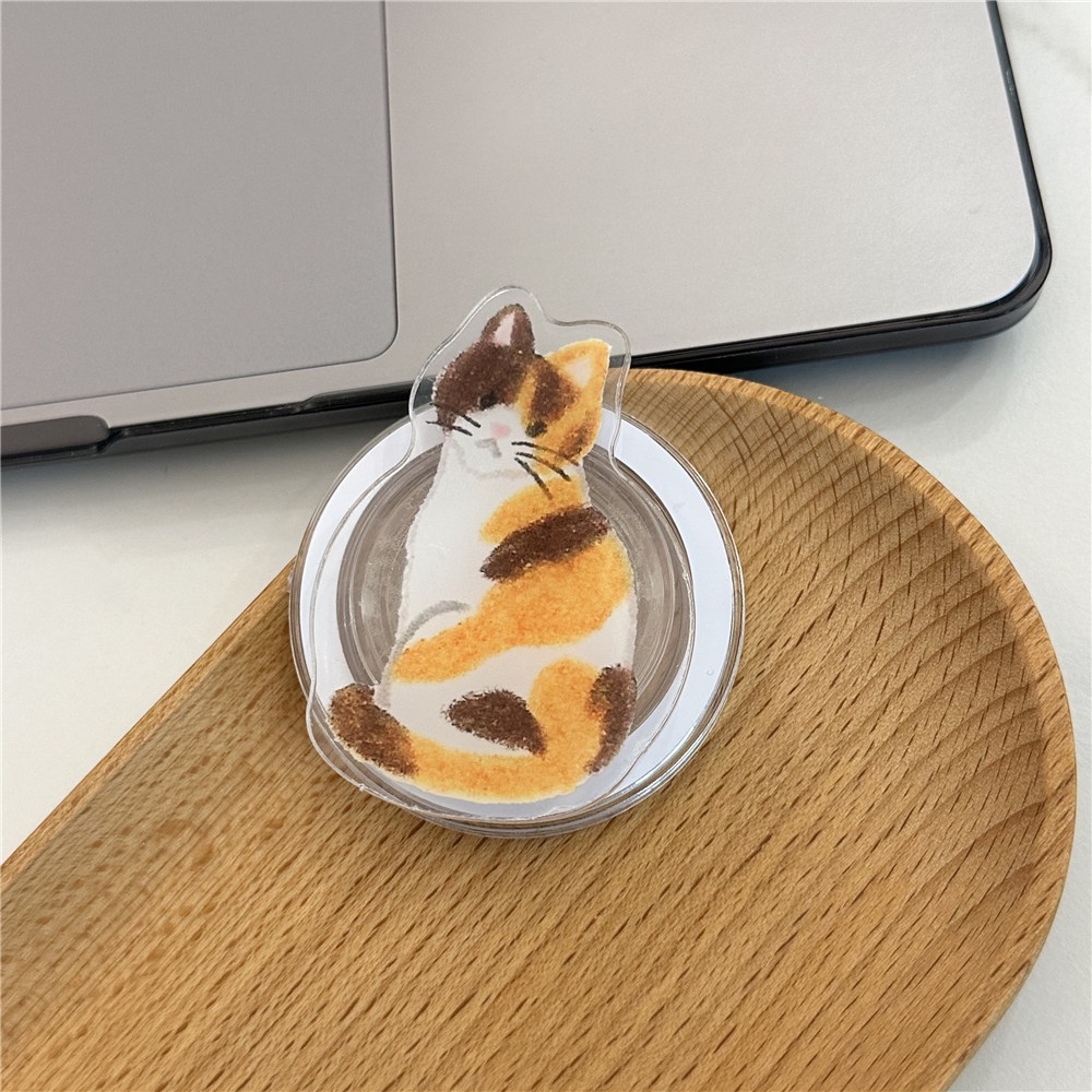 Dễ Thương Giá Đỡ Điện Thoại Có Nam Châm Hình Mèo kitty Đáng Yêu