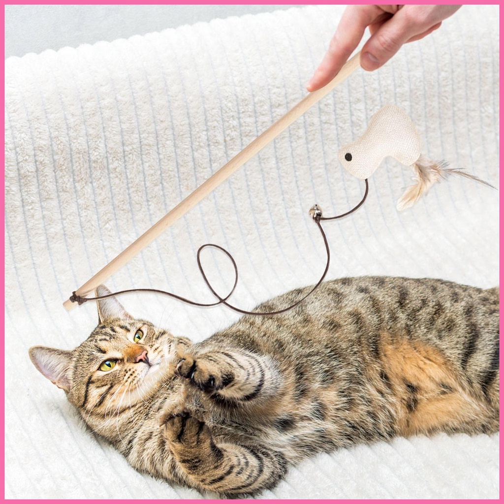 Đũa Phép Nhồi Bông Có Chuông Đồ Chơi Cho Mèo