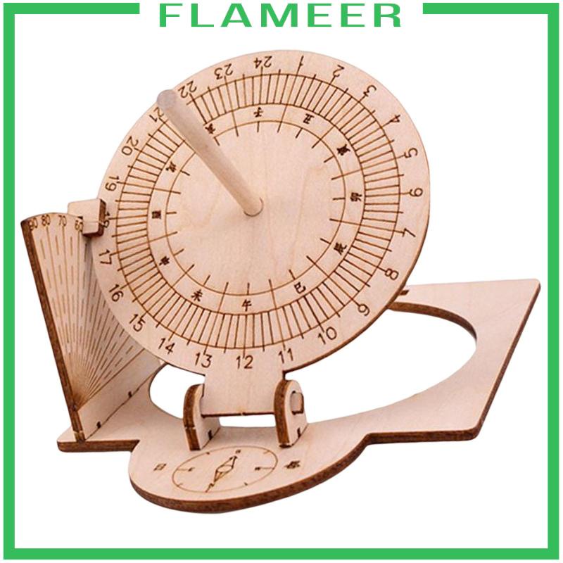 Aquatorial Bộ Lắp Ráp Mô Hình Đồng Hồ Thủ Công Bằng Gỗ