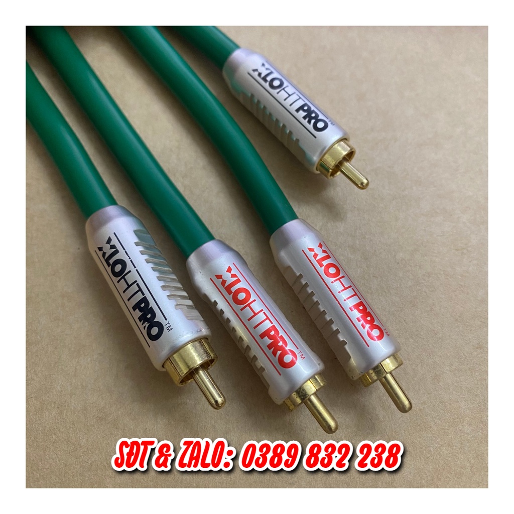Dây AV McIntosh đầu XLOHTPRO Cao Cấp Mỹ - Hàng Chính Hãng
