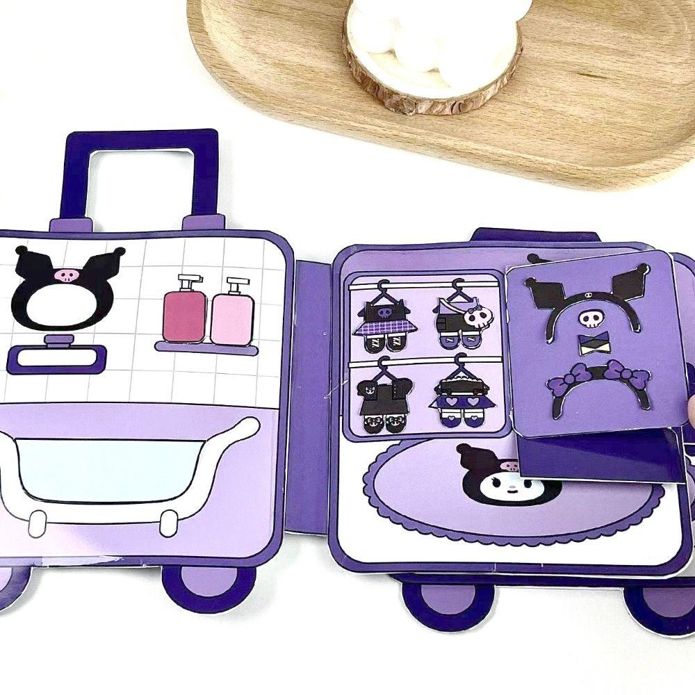 Bernardo Đồ Chơi Cuốn Sách Giấy Hoạt Động anime Cuộn Tròn diy Yên Tĩnh kuromi montessori