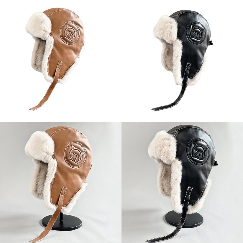 XY Unisex Aviators Mũ Tai Nắp Người Lớn Dày Lót Tai Muff Mũ Hàng Không