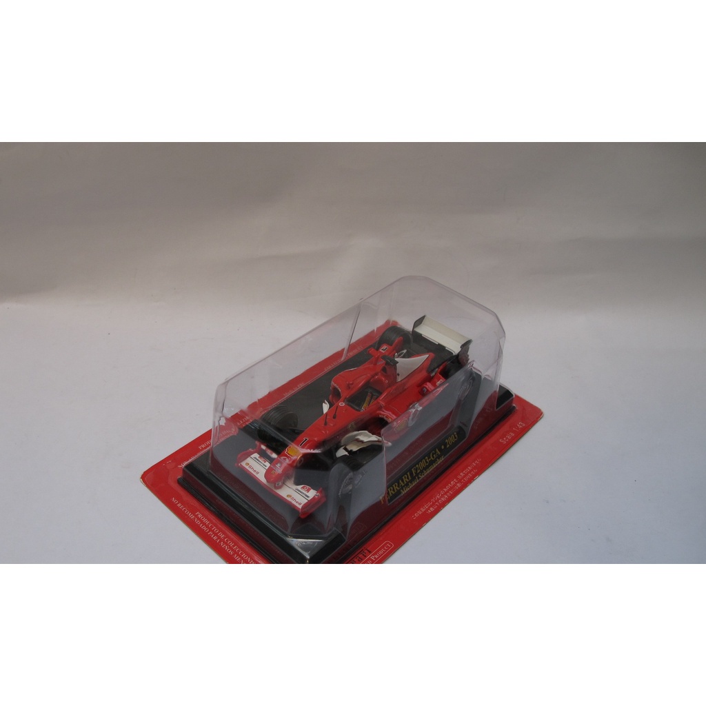 Xe mô hình IXO Hachette Fujingaho FERRARI F2003-GA 2003 Michael Schumacher tỷ lệ 1:43