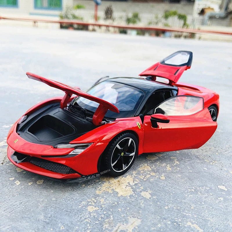 Xe mô hình Ferrari SF90 Stradale tỉ lệ 1:24