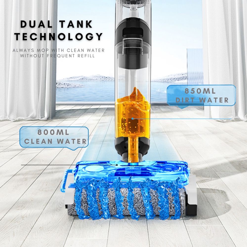 Máy Hút Bụi Khô & Ướt X8 PRO / X9 PRO | Cây Lau Nhà Thông Minh Diệt Khuẩn 99.9% | hàng sẵn có