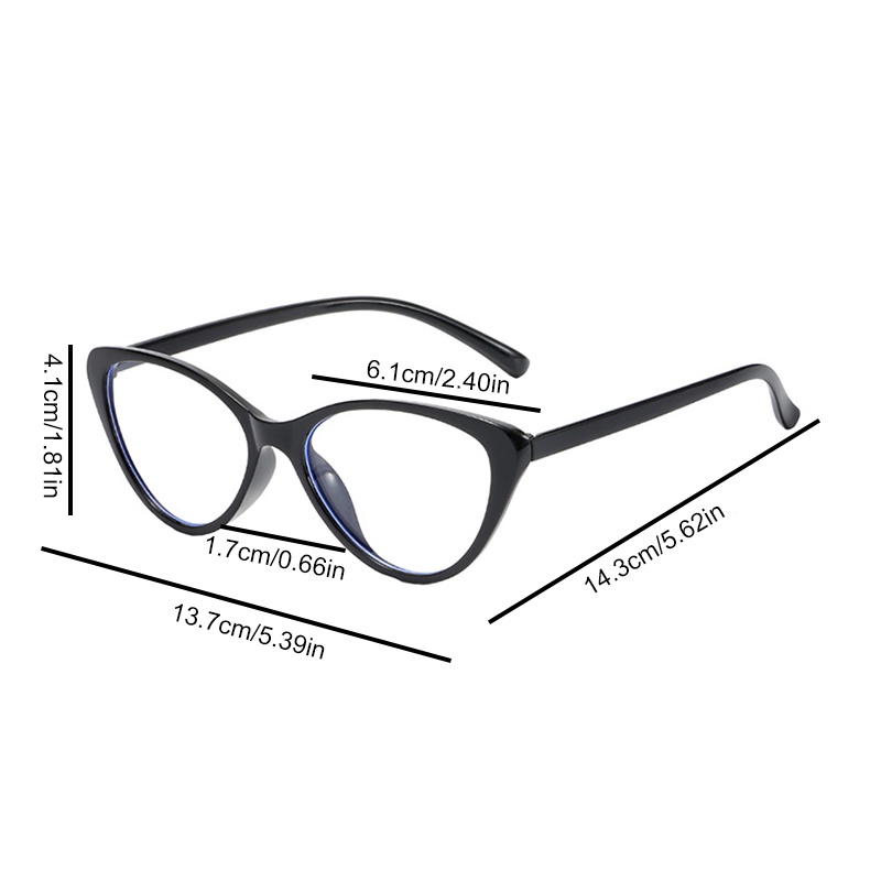 Mắt Kính Chống Ánh Sáng Xanh Siêu Nhẹ Phong Cách Retro Thời Trang Cho Nữ YR