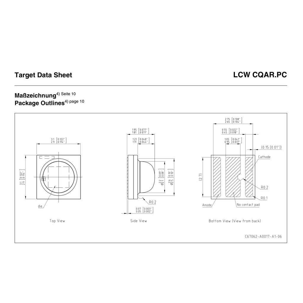 Osram Bóng Đèn led osram 3030 5w 4000 Ánh Sáng Trắng Chất Lượng Cao
