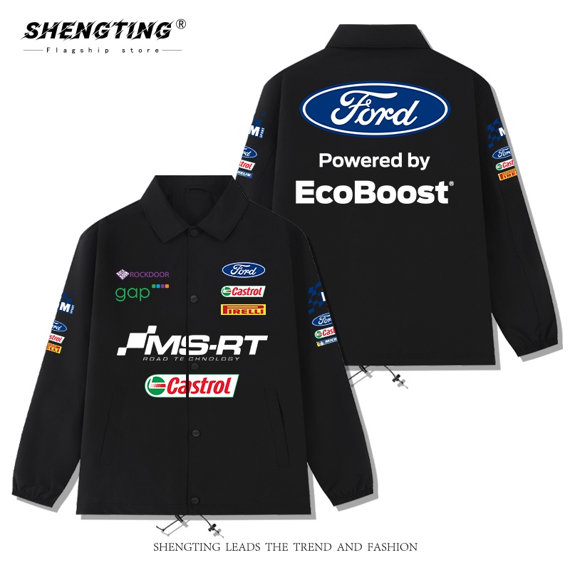 Ford Áo Khoác Dáng Rộng Thời Trang Xuân Thu Cho Nam Nữ f1 le mansai merchandise