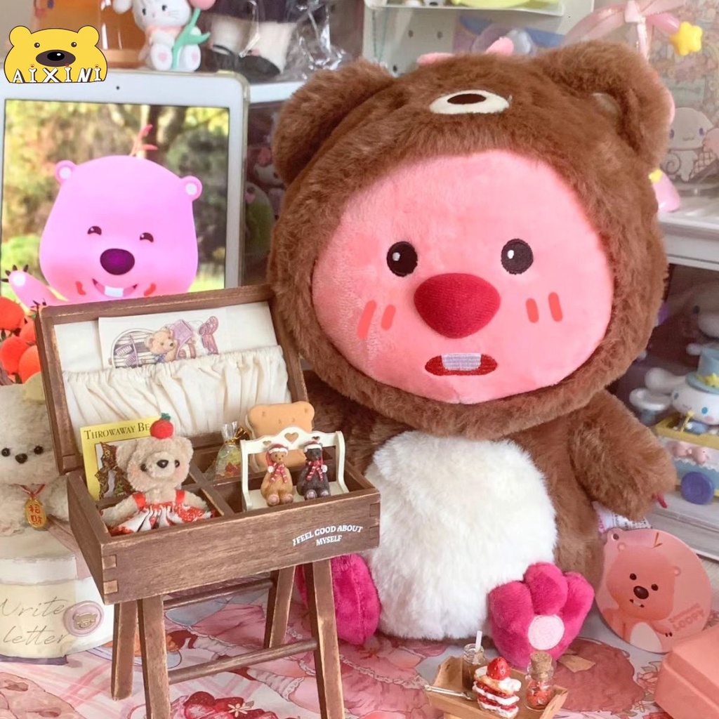 🌟CÓ SẴN🌟 Gấu bông Loopy Aio Thú Nhồi Bông 36cm Hình Ong / Cún / Gấu Đáng Yêu