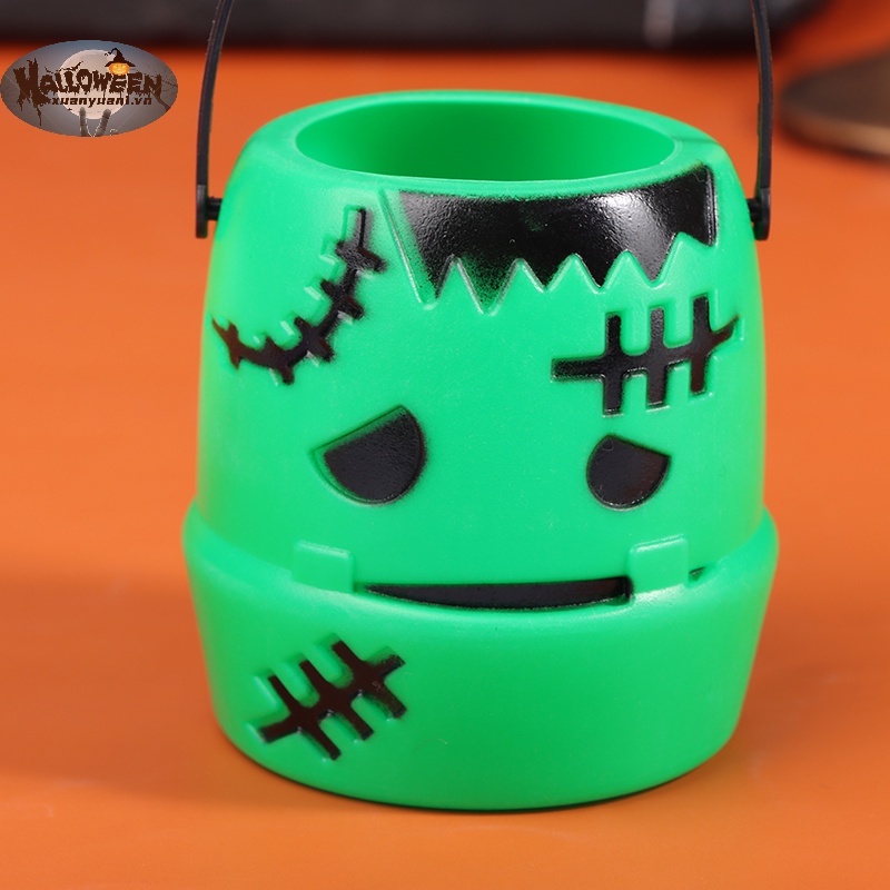 Xô Đựng Kẹo Hình Bí Ngô halloween Độc Đáo