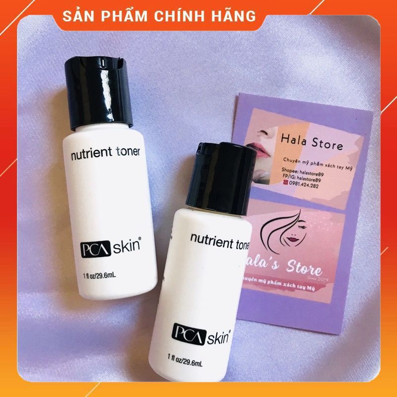Toner làm sáng thu nhỏ lỗ chân lông PCA Nutrient 29.6ml