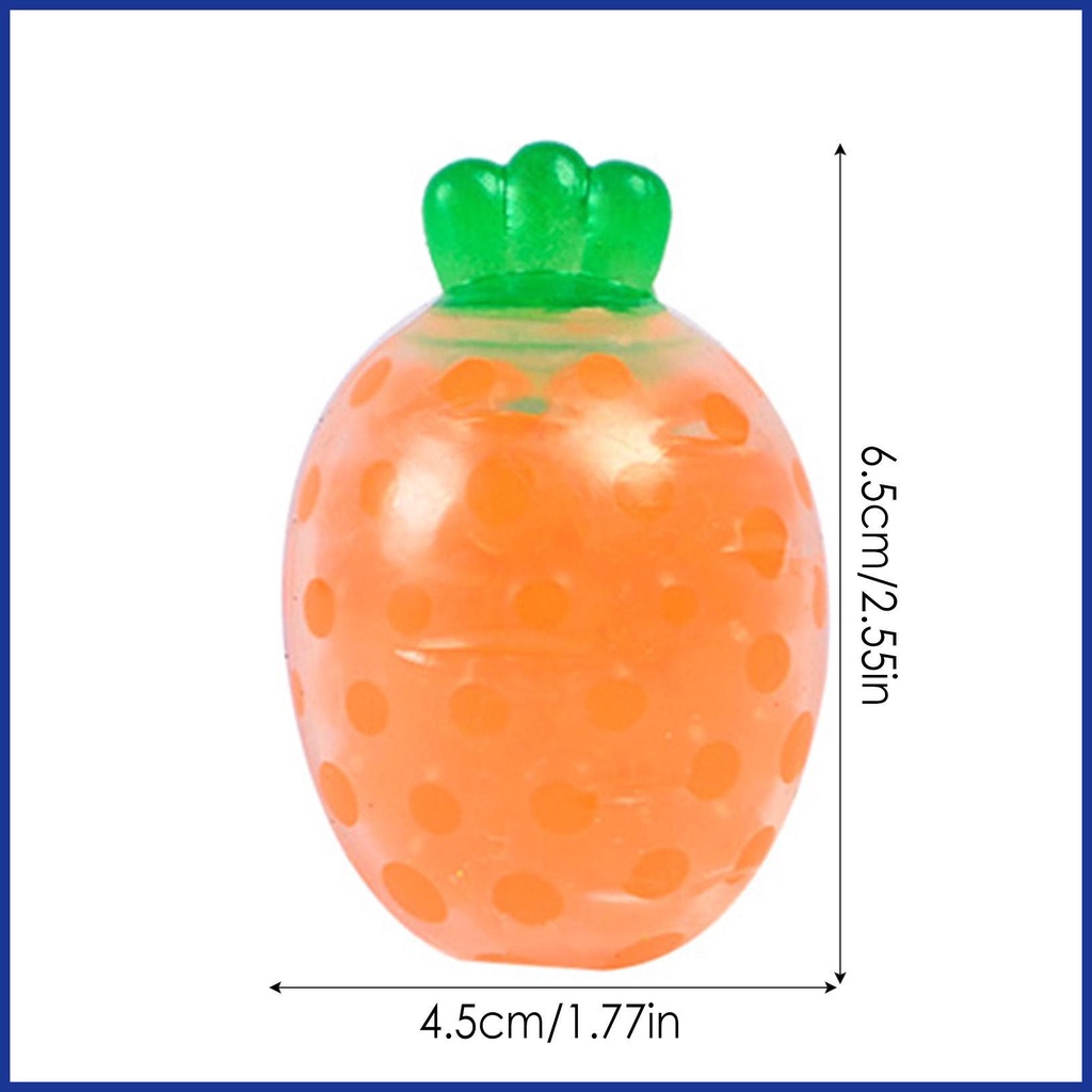 Squeeze Quả Bóng Hình Củ Cà Rốt Đồ Chơi Giảm Căng Thẳng Cho Bé Gái Aavn