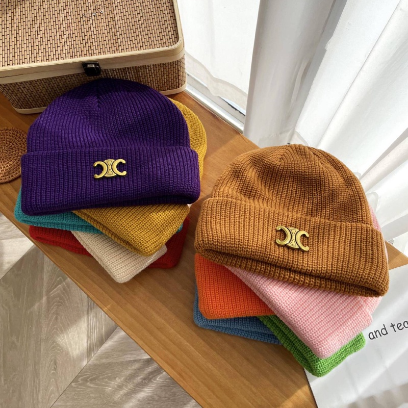 Mũ Len Dệt Kim Giữ Ấm Thời Trang Dành Cho Cặp Đôi