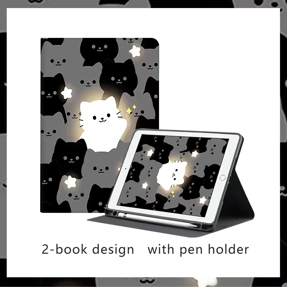 Bao Da Máy Tính Bảng Có Ngăn Đựng Bút Cho ipad pro 12.9 11 10.5 9.7 10.2 10.9 inch mini 6 air 5 4 3 2 1 10th 8th 7th 6th 5th gen Ốp