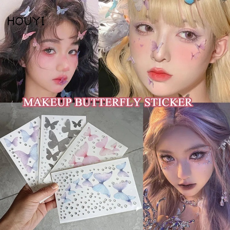 Miếng Dán Hình Xăm Tạm Thời Họa Tiết Vỏ Sò Đính Kim Sa Lấp Lánh