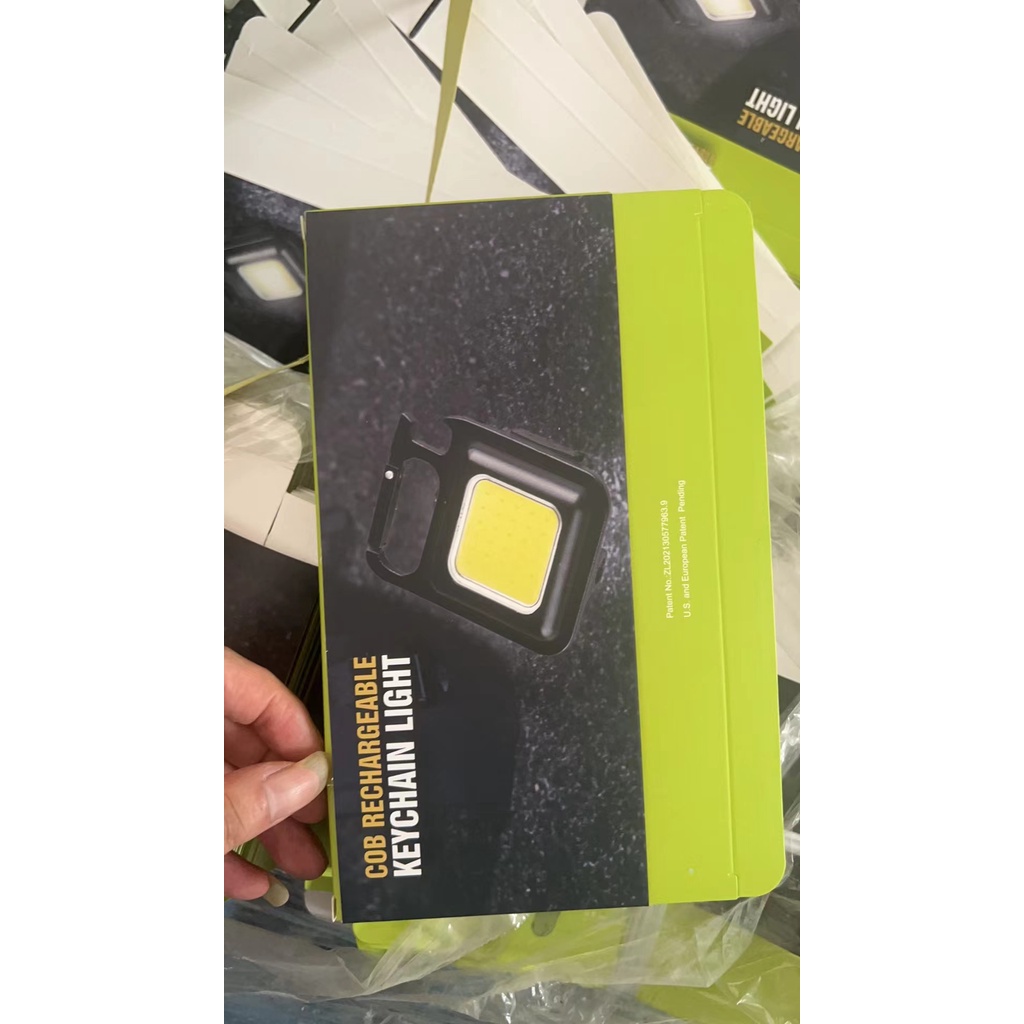 Đèn cob usb mini Có Móc Khóa Tiện Dụng Cho Gia Đình