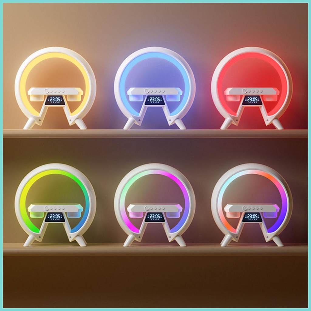 Loa Không Dây Thông Minh Có Đèn led Sạc Nhanh 15w Cho Điện Thoại Di Động