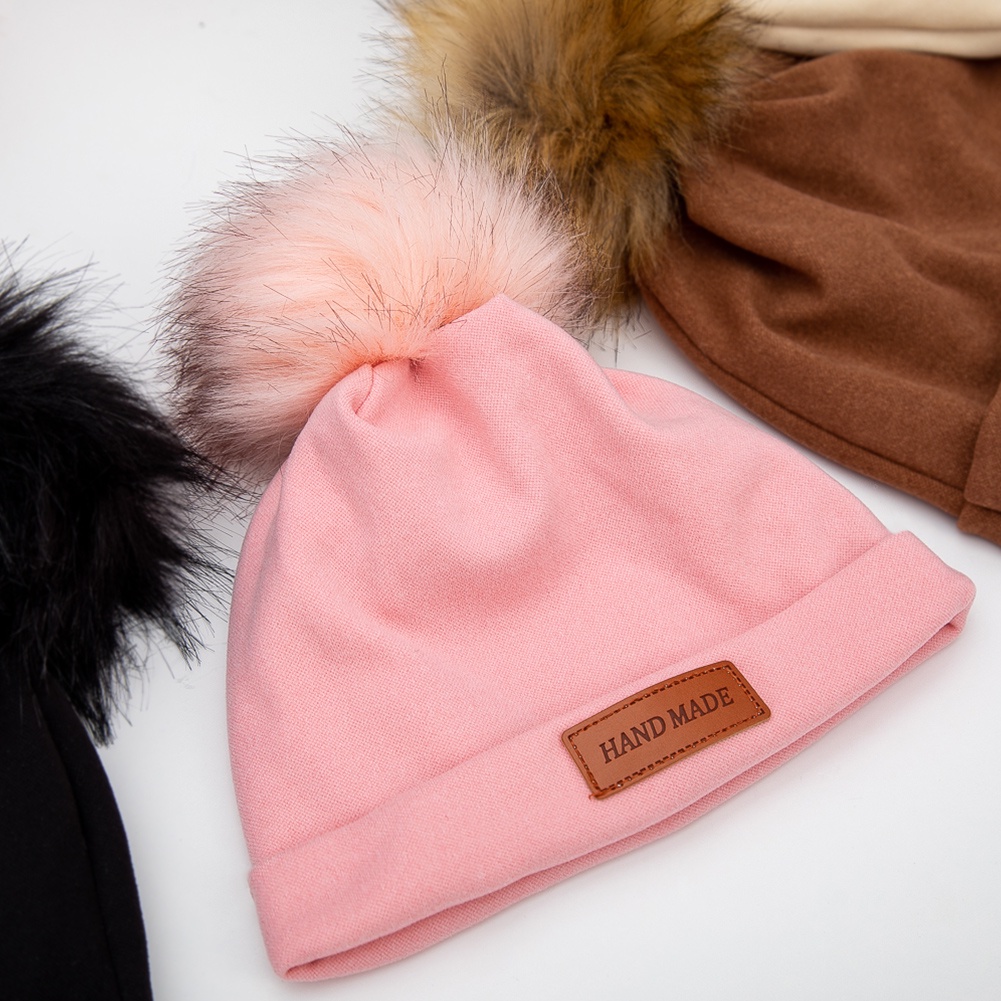 1 Mũ Len Giả Lông Thú Cho Bé