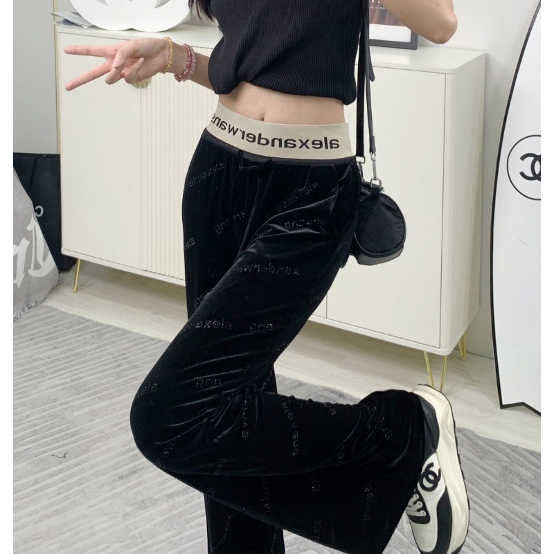 ❤️❤️Hàng Có Sẵn! ❤️❤️ Quần Dài Nữ Chất Liệu Nhung Co Giãn Mẫu Mới 2023