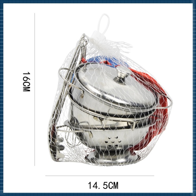 1 Bộ Đồ Chơi Nấu Ăn Cho Bé Bằng Thép Không Gỉ