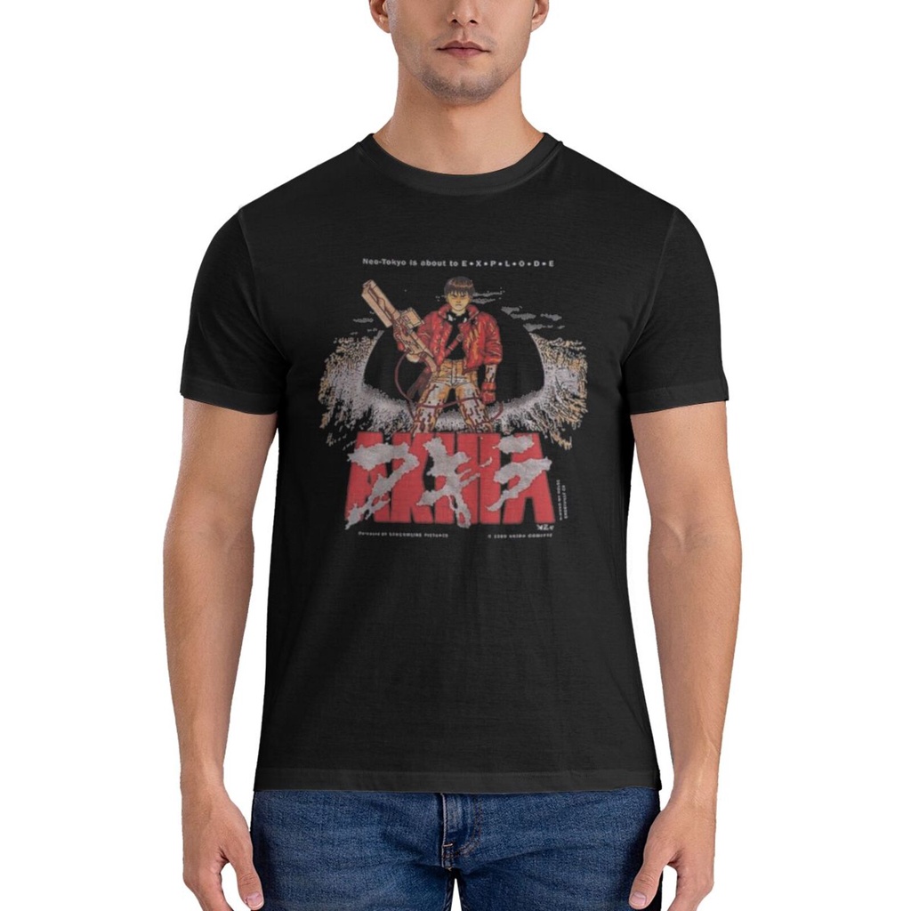 Vintage 80S Akira Anime In Lại Áo Thun Mới Nhất Cho Nam