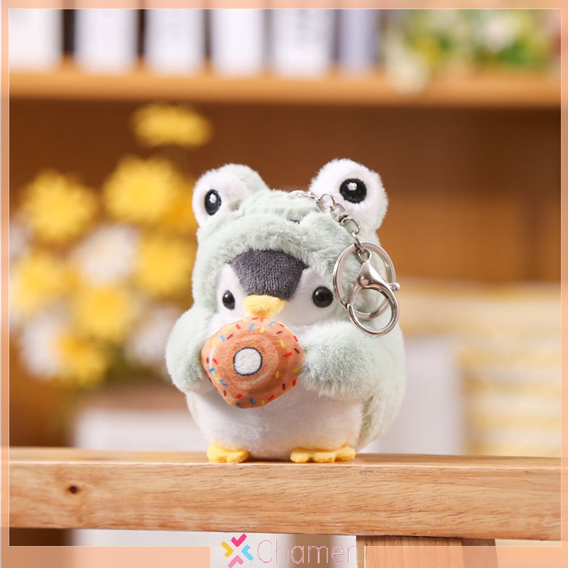 Móc Khóa Hình Chim Cánh Cụt Nhồi Bông Dễ Thương Mới