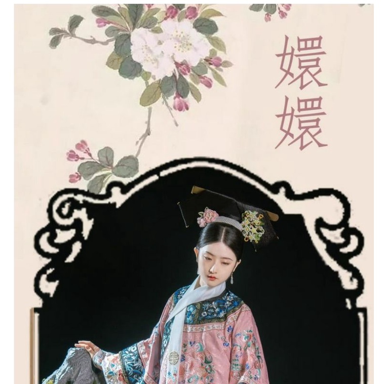 Original Hanfu women's autumn new Qing dynasty ancient costume plaid dress large-breasted gown cheongsam for women