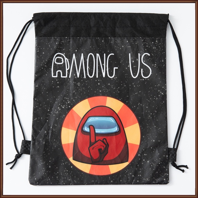 Jaz Ba Lô Dây Rút Bằng Vải Không Dệt In Họa Tiết Dành Cho Trẻ Em