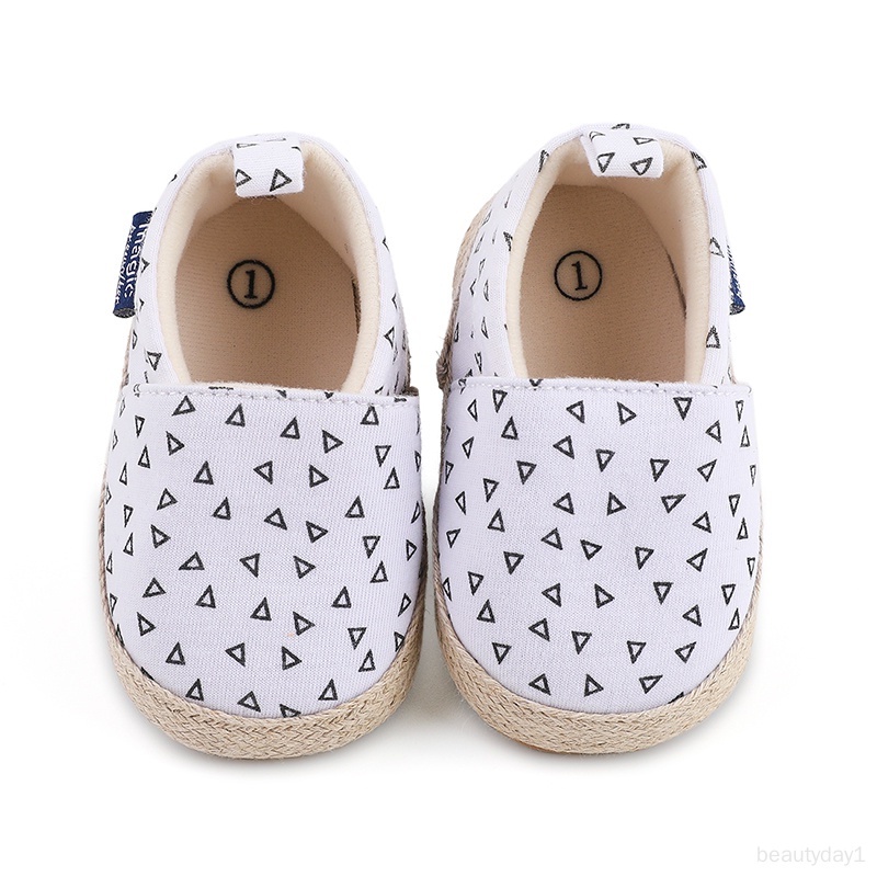 Giày Đế Mềm Chống Trượt Thoải Mái In Họa Tiết retro Đơn Giản Cho Bé