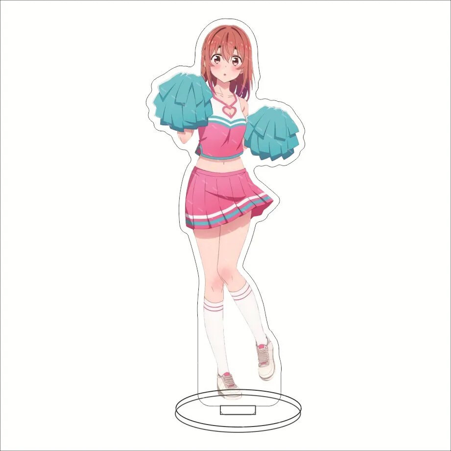 Mô hình Standee Cute Rent A Girlfriend Kanojo! Chizuru Mami Ruka Sumi Phụ kiện trang trí để bàn góc học tập