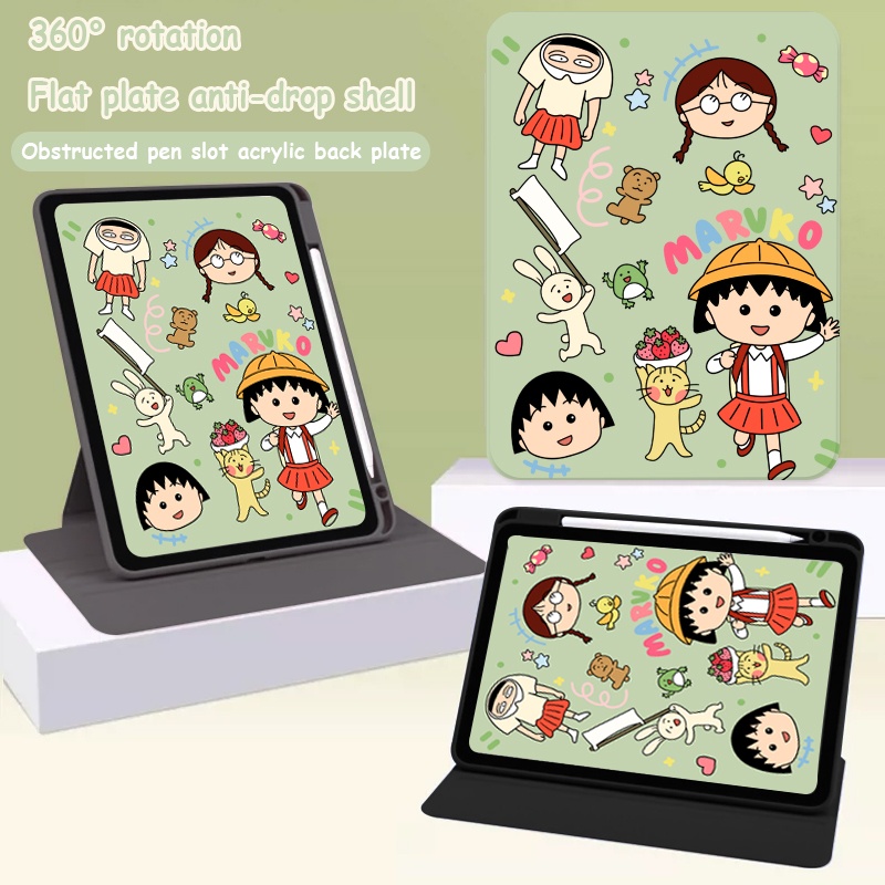 360 Xoay Ipad Ốp Lưng Acrylic Pad Gen10 Air5 / 4 Đơn Giản Gen9 gen10 10.9 11pro