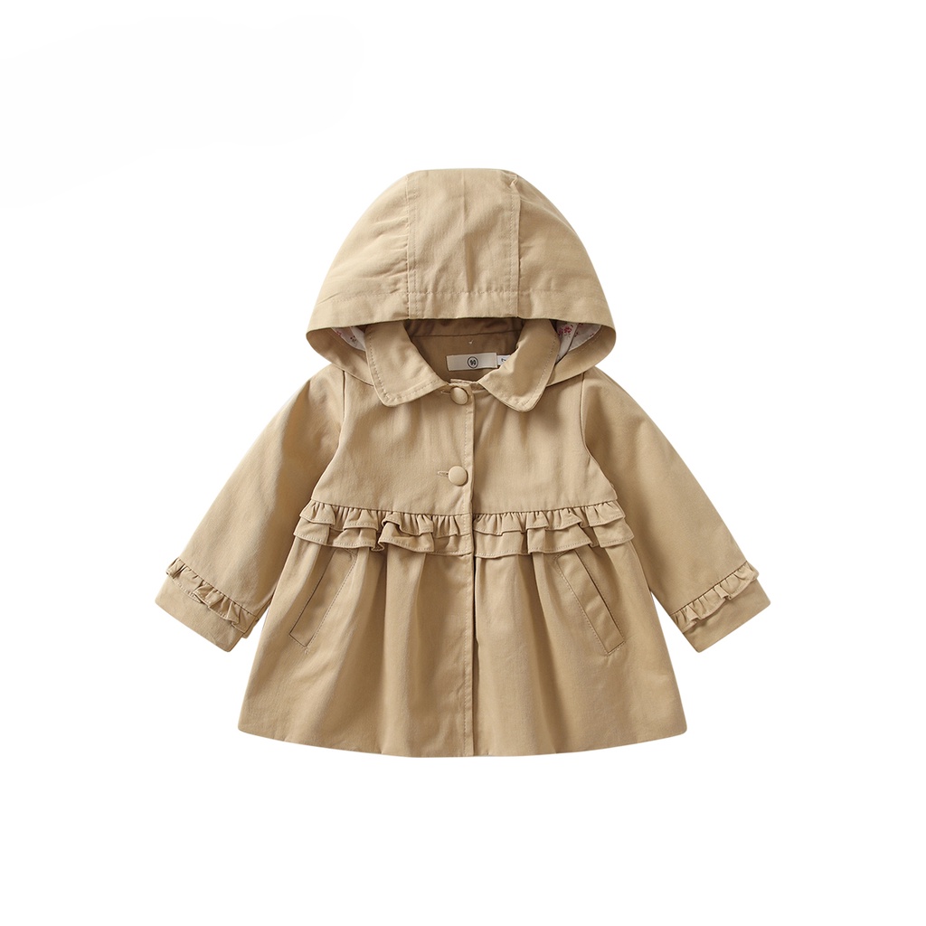 Áo Khoác Công Chúa Phong Cách Mới Thời Trang Xuân Thu Dành Cho Bé Gái