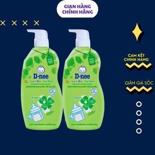 Combo 2 chai nước rửa bình/ xúc bình sữa dnee thái lan 600ml xl- an toàn cho bé ... ..