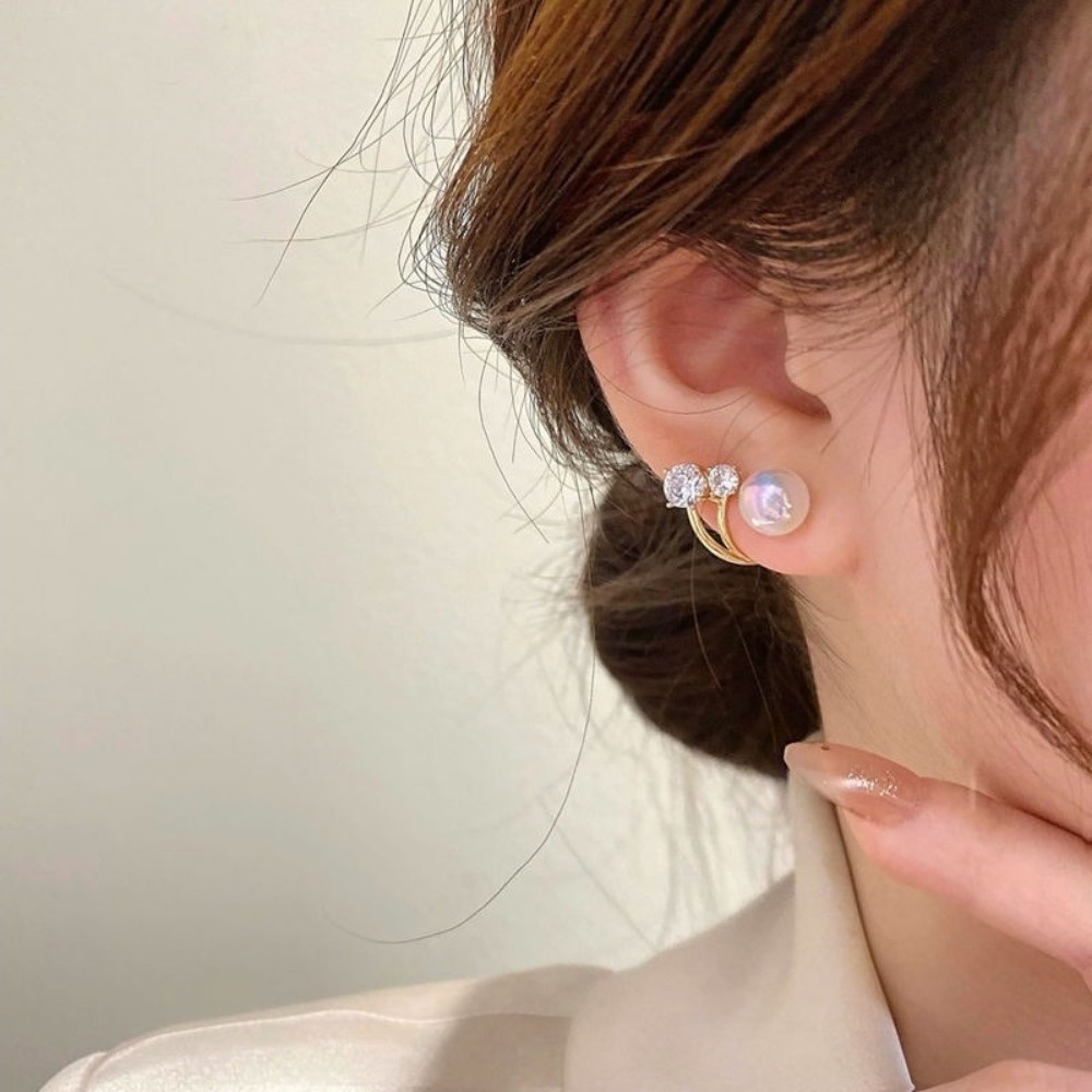Đôi Bông Tai Ngọc Trai Thời Trang Mới