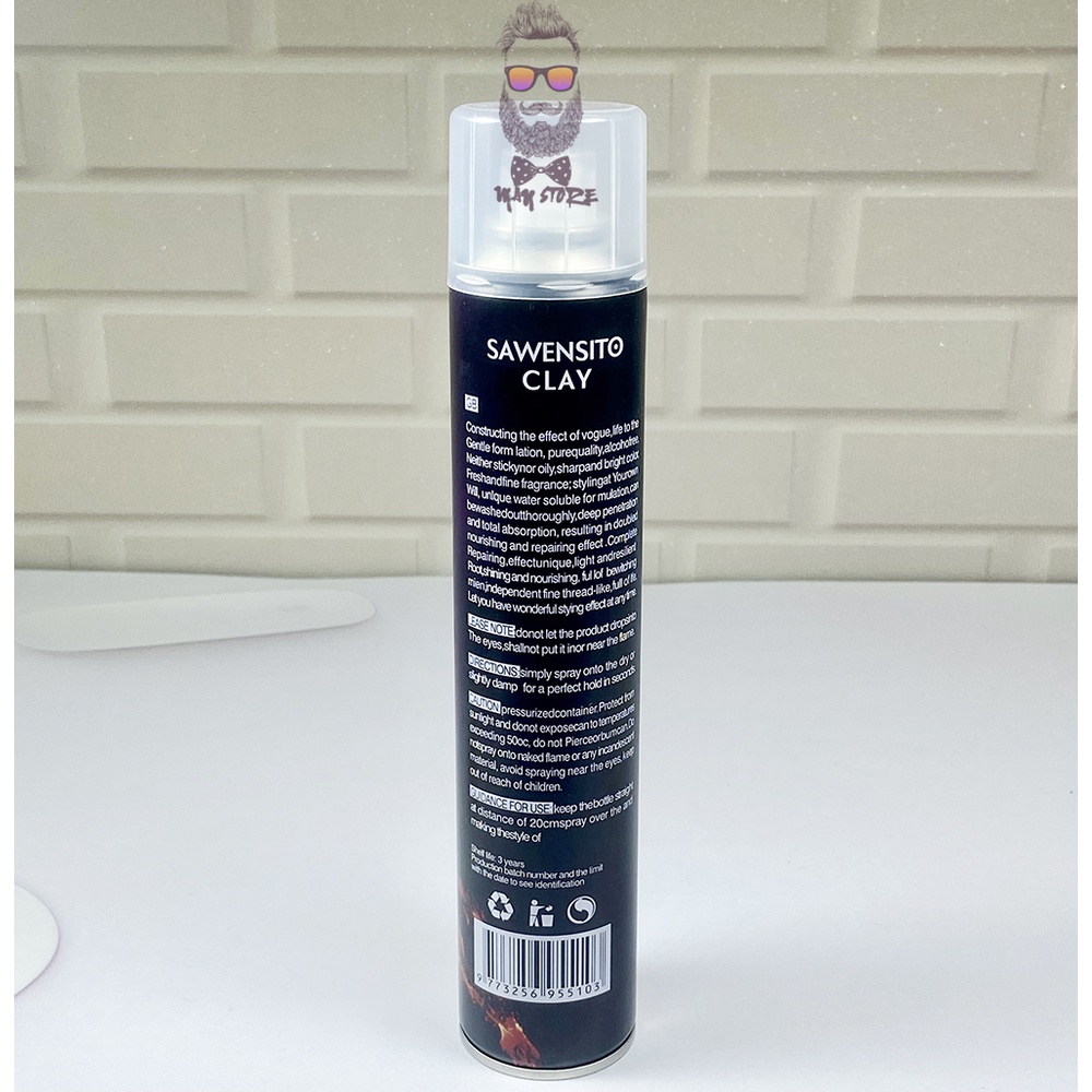 COMBO Gôm Sáp Volcanic Clay Tạo Kiểu Và Giữ Nếp Cho Tóc Cả Ngày Dài 80G + 420ml