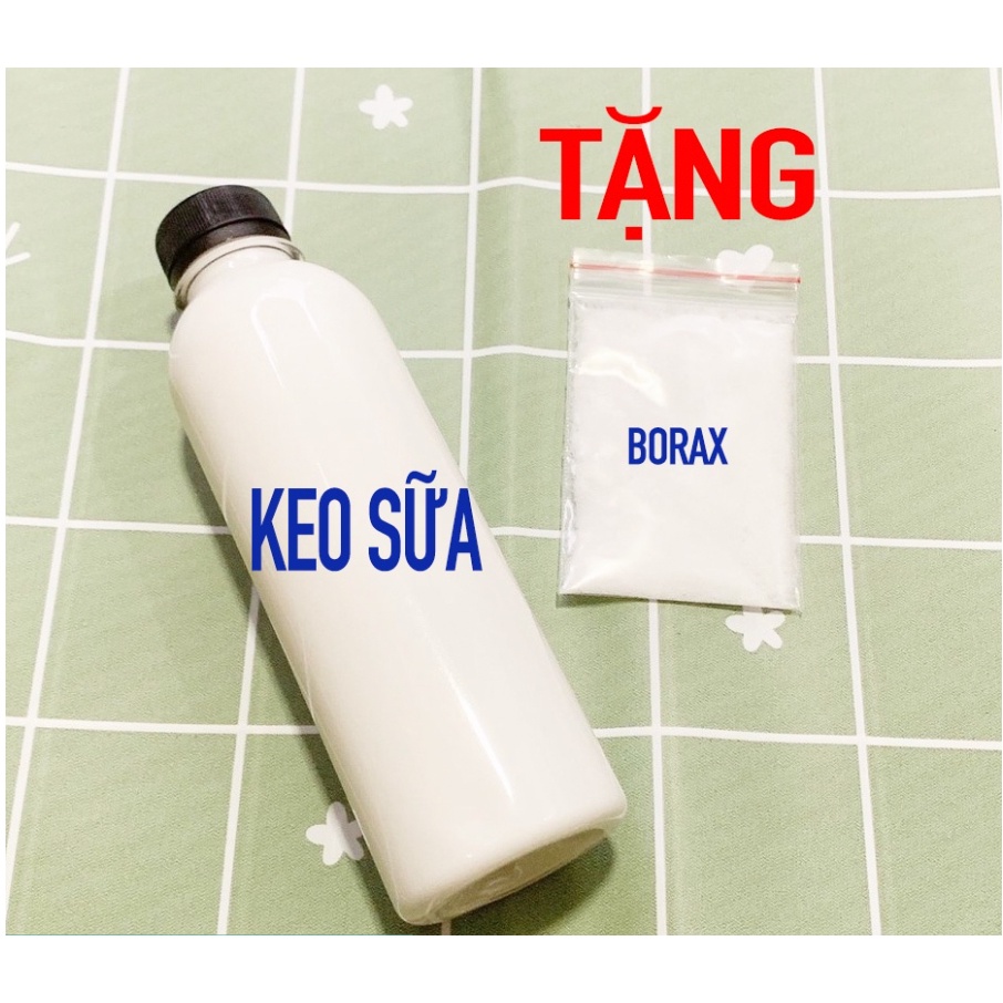 Keo Sữa ATM Nguyên Bịch 1Kg - Tặng 20gram BORAX - Nguyên Liệu Làm Slime và Squishy Handmade