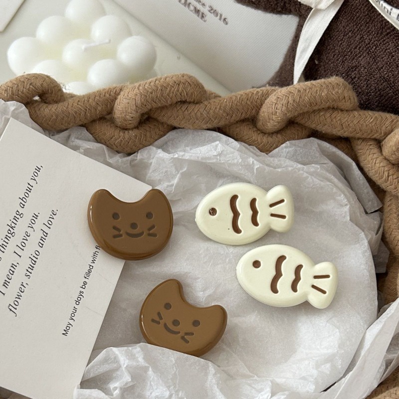 1 Kẹp Tóc Màu khaki Ngọt Ngào Cho Bé Gái